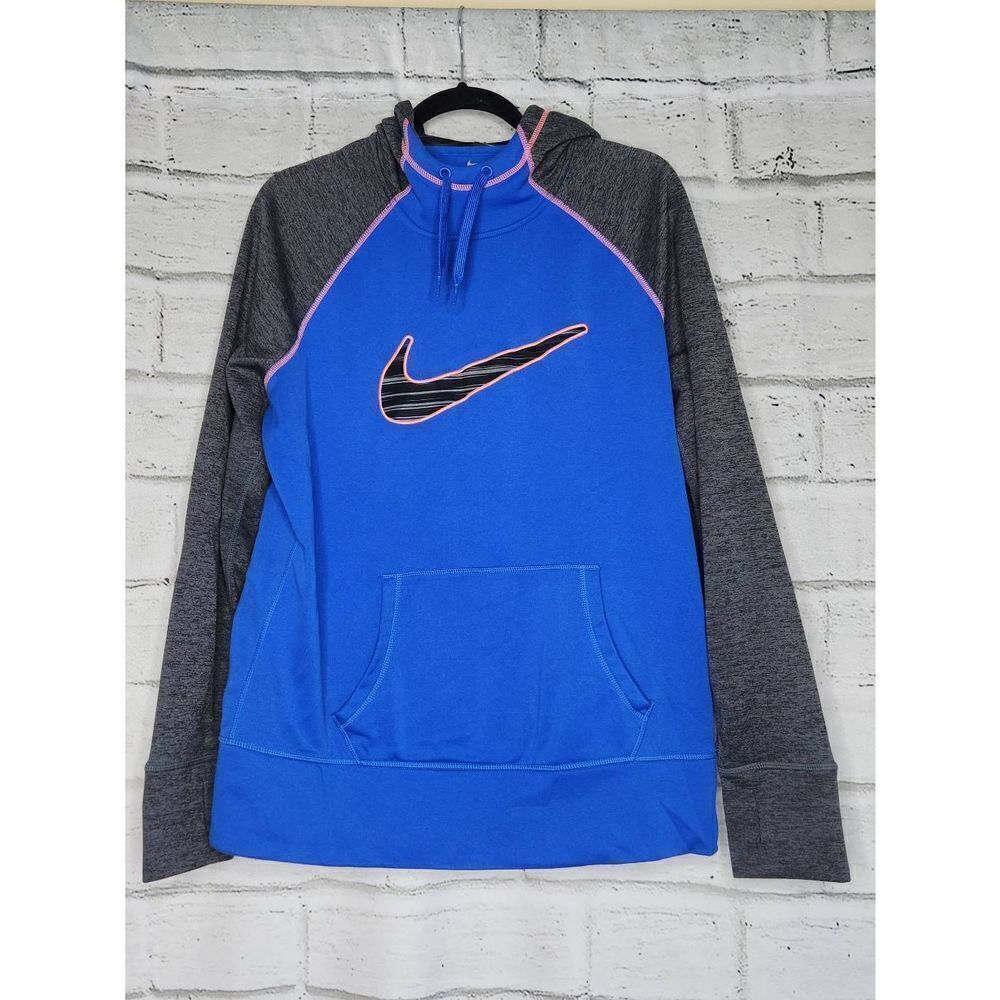 Nike Therma Fit Womens XL Hoodie Sweatshirt Thumbholes Athleisure Workout